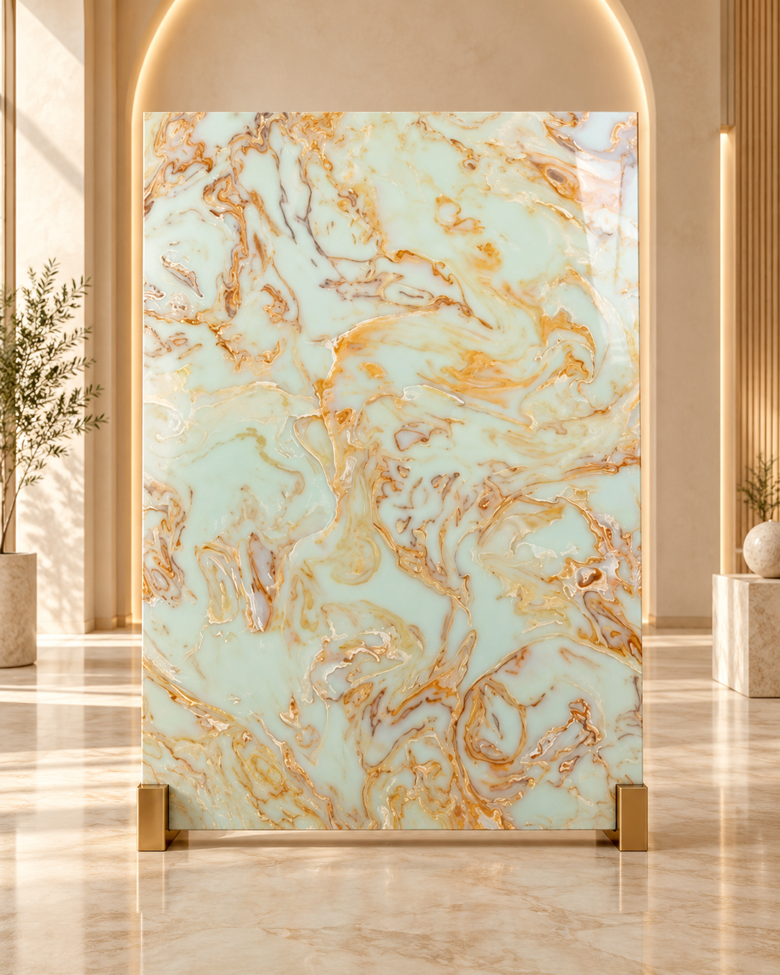 imported light green onyx